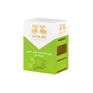 چای سیاه خارجی شکسته با عطر و اسانس هل دو قوچ - 100 گرم