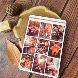 استیکر منظره های پاییزی-برچسب با تم پاییز 