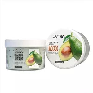 اسکراب صورت و بدن زنیکس Zenix رایحه آووکادو 275 میل
