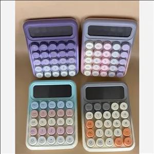 ماشین حساب دکمه درشت طیف رنگی