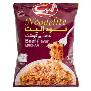 نودل گوشت الیت 75 گرمی نودالیت و نودلیت گوشت