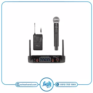 میکروفن بیسیم دوکانال دستی و هدمیک دایناپرو مدل DYNAPRO-U4