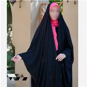 چادر مشکی جده عبا جواهردوزی مدل پروانه پخش چادر مشکی عربی اصیل عبایی چادر جواهر دوزی . لباس مجلسی زنانه .خرید قسطی فعال 