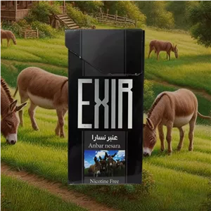 سیگار عنبرنسارا برند اکسیر با فیلتر مشکی خارجی