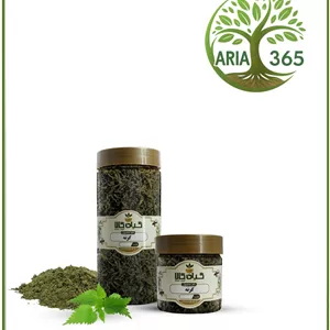 برگ گزنه خشک یا پودری بسته بندی شده