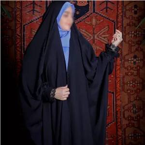 چادر عربی شکوفه مچ پلیسه جنس ندا قطری درجه یک