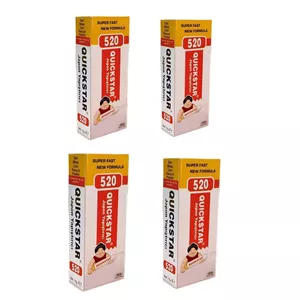 چسب قطره ای کوییک استار مدل 520 وزن 15 گرم بسته چهار عددی Rw6