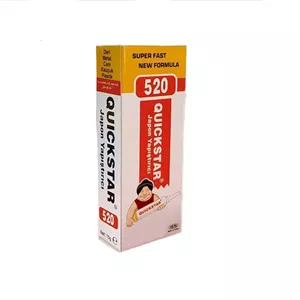 چسب فوری کوییک استار مدل 520 وزن 15 گرم Rw6