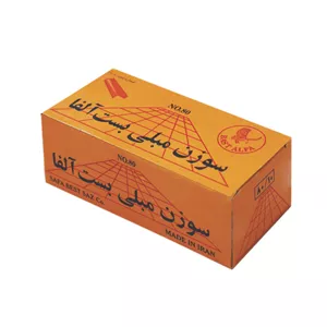 سوزن منگنه مبلی بست آلفا مدل 806 بسته 6000 عددی Z4N