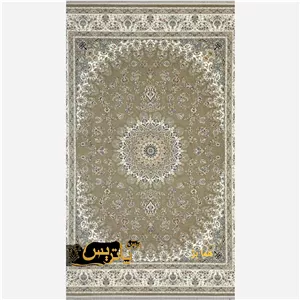 فرش پاتریس 1200شانه طرح هما رنگ بژ