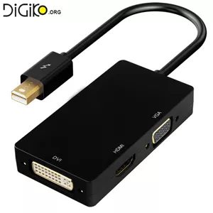تبدیل Mini Display به DVI HDMI VGA مخصوص اپل مک بوک و سرفیس