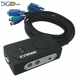 KVM سوئیچ 2 پورت PS2 اتوماتیک (مارک فرانت)