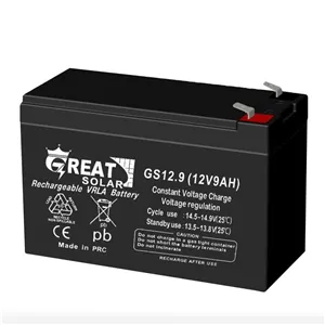 باتری 12 ولت 9 آمپر گریت سولار Great Solar کارتنی ( 8 عددی )
