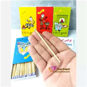 کبریت بلند رنگی تضمین کیفیت 