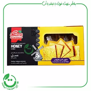 نان بیسکویت حاوی شیر و عسل اورنگ ـ 310گرم