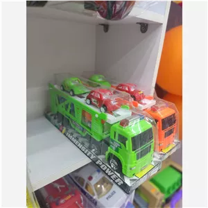 ماشین اسباب بازی تریلی باربری 5 ماشینی