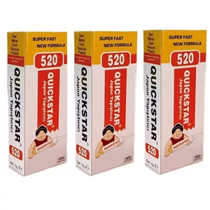 چسب قطره ای کوییک استار مدل 520 وزن 15 گرم بسته سه عددی Rw6