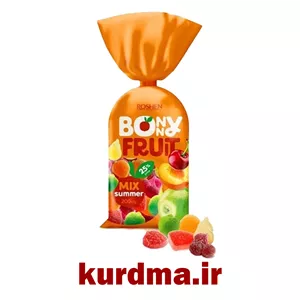 پاستیل 25٪ میوه ای 200 گرمی BONY FRUIT برند ROSHEN ( عمده و خرده )