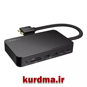 مبدل MacBook Pro Docking Station با آداپتور برق iVANKY Dual 4K اورجینال استعلام بگیرید لطفا
