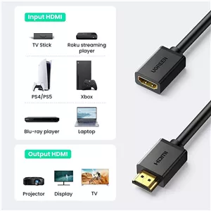 کابل افزایش طول HDMI یوگرین مدل HD107 10145 طول 3 متر M7K