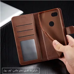 کیف کلاسوری لئون مدل Nezhad Oro مناسب برای گوشی موبایل شیائومی Redmi Note 13 Pro Plus