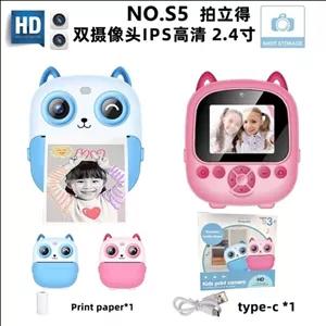 اسباب بازی دوربین عکاسی طرح جغد قابلبت چاپ عکس 