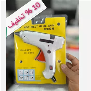 تفنگ چسب حرارتی عمده 12عدد چسب حرارتی عمده 100 وات صنعتی (ارسال رایگان ) 