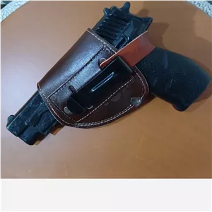 غلاف کلت کمری چرم طبیعی مناسب برتا ، رمینگتون، و کلت های باریکتر از زیگزائور 