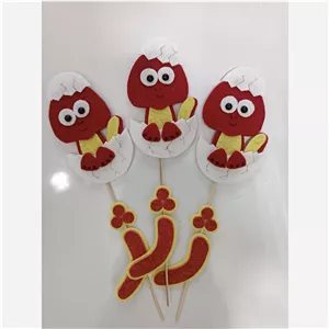 گیفت حروف الفبا نمدی حرف ژ طرح اژدها 