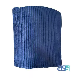 پتوی پلیسه یکنفره مدل کاملیا (رنگ سرمه ای ) 