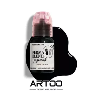 رنگ تتو پرمابلند دابل بلک PERMA BLEND Double Black 