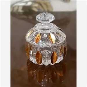 قندان کریستال طلاکوب ناخمن آلمان(پسکرایه)