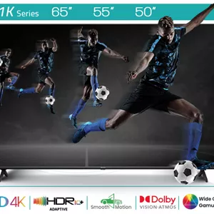 تلویزیون هوشمند هایسنس مدل LED 65 A61K