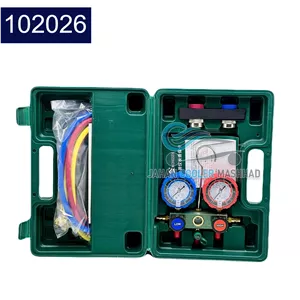منیفولد شارژ گاز HONGSEN - کیف سبز (شیلنگ 180-کوبلینگ ) -کد 102026