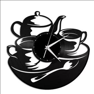 ساعت دیواری چوبی کافه و کافی شاپ کد 70 پس کرایه 