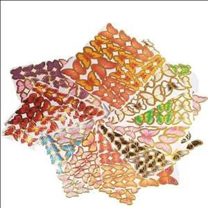 استیکر کاغذی پروانه استیکر کاغذ روغنی پروانه و تاپر های غیر خوراکی  