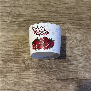 کاغذ کاپ کیک یلدایی  طرح انار قطر 7،ارتفاع 5،جنس کاغذی،قیمت دانه ای،در برخی نقاط پخش رنگ کارخانه ای جزیی وجود دارد
