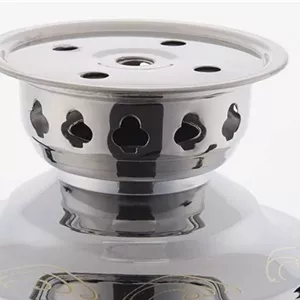 سماور گازسوز زمردیان مدل GTM-200 ظرفیت 8 لیتر