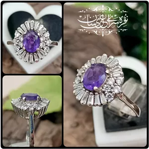 انگشتر زنانه آمیتیست 019