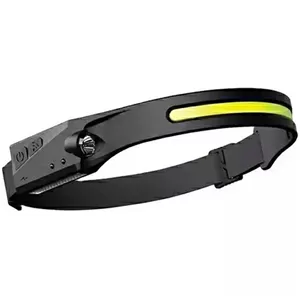 چراغ پیشانی سنسوردار شارژی USB مدل COB+XPE