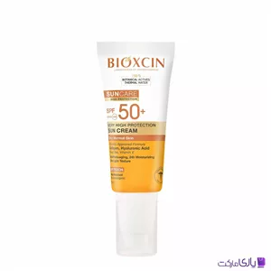 ضد آفتاب بی رنگ بیوکسین Bioxcin مناسب پوست نرمال تا خشک حجم 50 میل