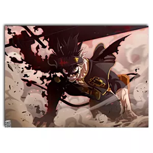 متال پوستر انیمه Black Clover کد A004