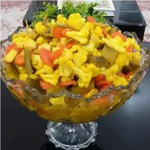 ترشی مخلوط درشت خانگی 