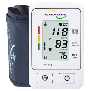 فشارسنج بازویی دیجیتال ایزی لایف مدل BP359A با صفحه نمایش بزرگ، 199 حافظه داخلی، سنجش ضربان قلب و تشخیص آرتیمی، قابلی...