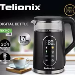 کتری برقی تلیونیکس 1.7L لمسی با تنظیم دما و گرم نگهدار