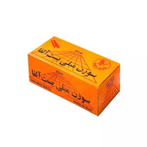 سوزن منگنه مبلی بست آلفا کد 166 سایز 8016 بسته 2500 عددی SP2