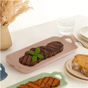 دیس سرامیکی بومی مدل کباب خوری مستطیل