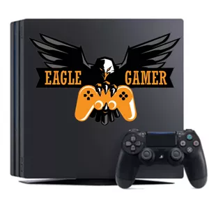 برچسب پلی استیشن 4 طرح عقاب gamer کد 01 ارسال پستی