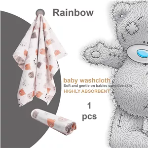 خشک کن کودک رینبو مدل Bear Washcloth ZTA