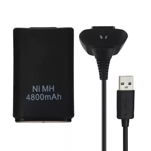 باتری و شارژر دسته بازی ایکس باکس 360 مدل XPLUS VST